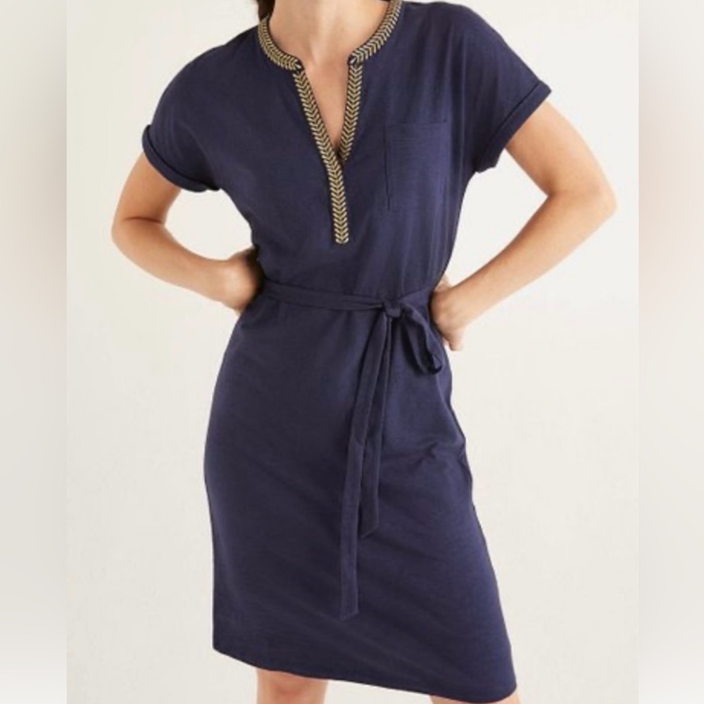 Boden Navy Dora dress size 6